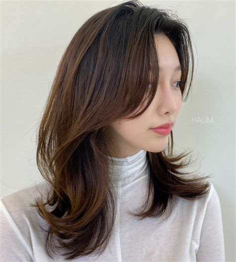 asian layered hair|korean hairstyle female 2023.